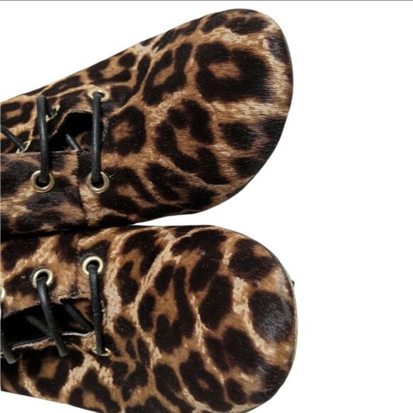 DIANE VON FURSTENBERG Skylar Calf Hair Booties 9 - Picture 5 of 11